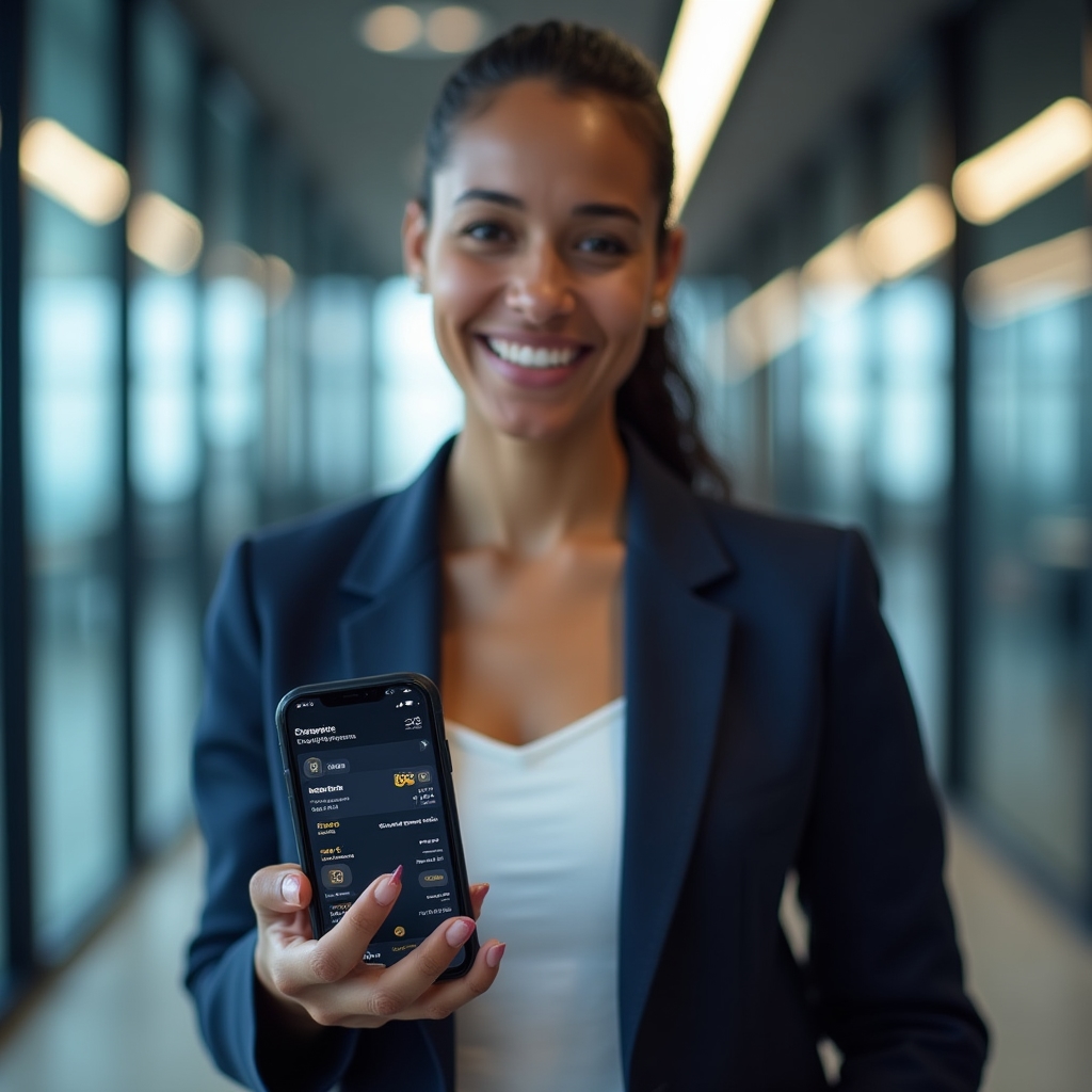 Digital wallet interface on a smartphone showing cryptocurrency balance and transaction history